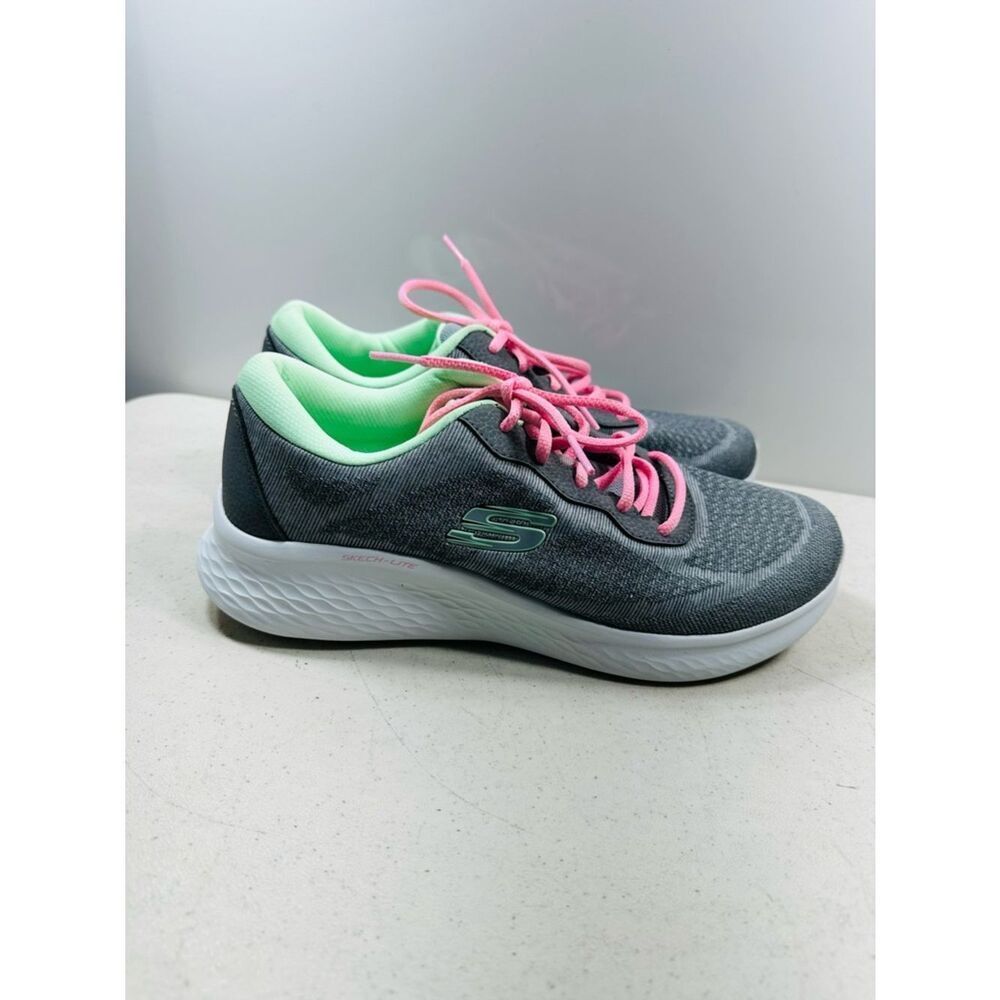 Skechers “Lite-Pro” Women’s Sporty Classic Athletic Shoe (Gray / Mint) US 9,5 - Picture 3 of 7